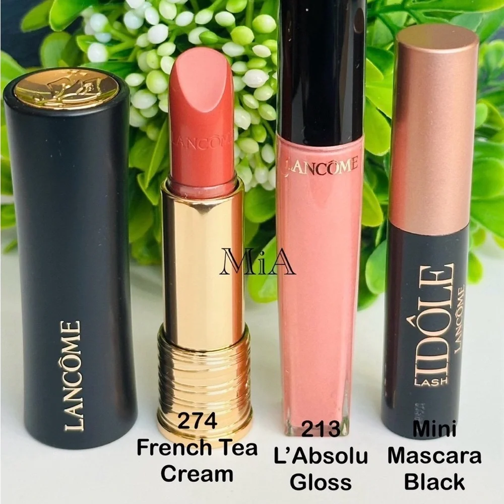 Lancôme Lipstick , Lip Gloss & Mascara (3pcs - Value $70)
